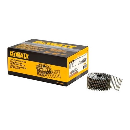 Dewalt Collated Framing Nail, 2-3/8 in L, Bright, 15 Degrees DWC8R99BD